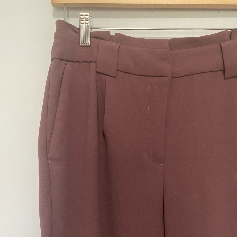 Express Mauve High Rise Ankle Pants Size 6 R - Picture 2 of 6